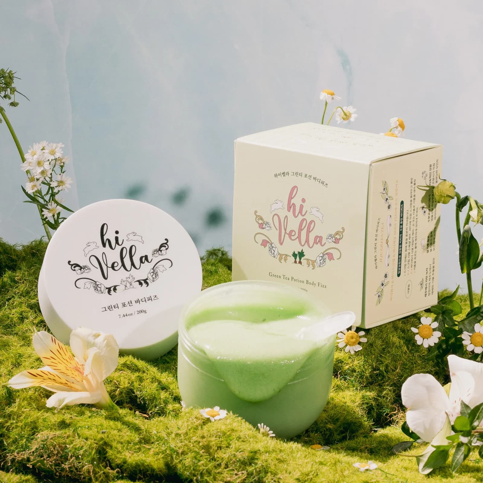 Green Tea Potion Body Fizz 230g