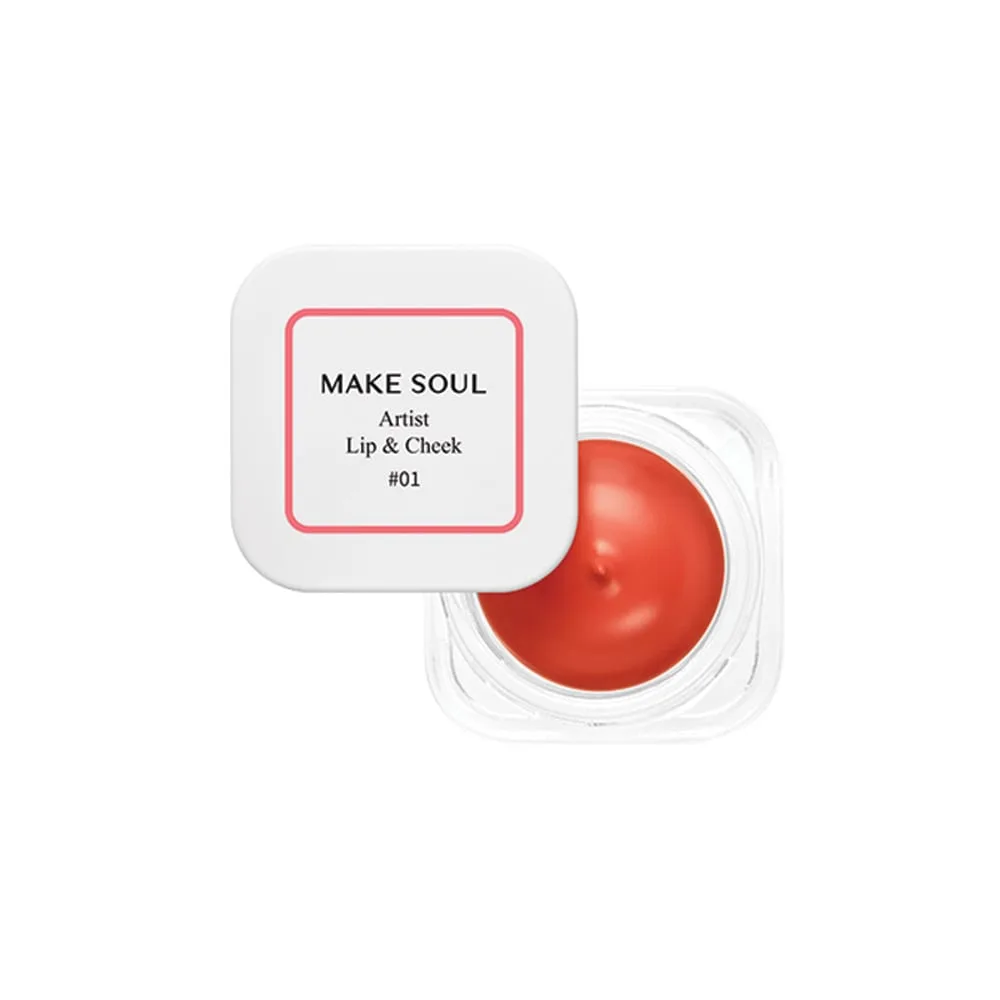 Mek Soul Artist Lip & Cheek 01 Shh! Coral Haze